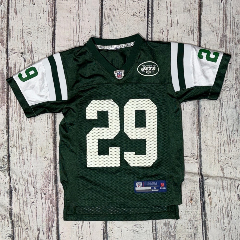 Leon Washington New York Jets NFL Football Reebok Boys Kids Youth Jersey